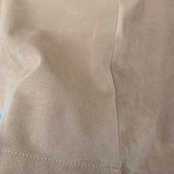 Suede cropped biker jacket - Picture 4 of 5